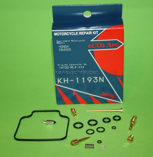 Keyster KH-1193N Reparatursatz Vergaser Honda CB450S Typ PC17
