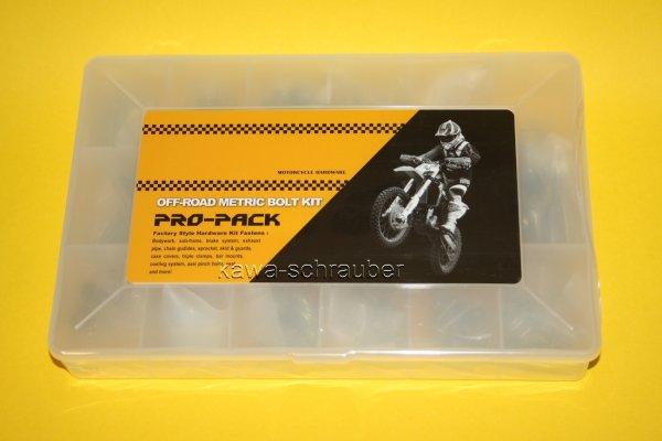 SPEC-X Schraubensatz Offroad 179-teilig japanische Motorräder