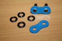 RK BB520XSO Vollnietschloß Nietschloß Vollniete blau