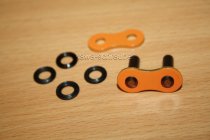 RK DD525XSO Hohlnietschloß Nietschloß Hohlniete orange