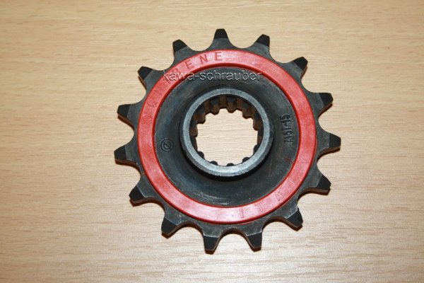 367157R15 Ritzel vorne 525 15 Zähne, gummiert von OGNIBENE