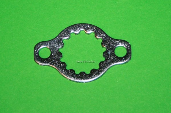 Sicherungsblech Ritzelmutter vorne Kawasaki