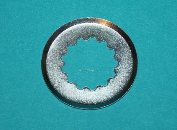 Sicherungsblech Ritzelmutter vorne Suzuki