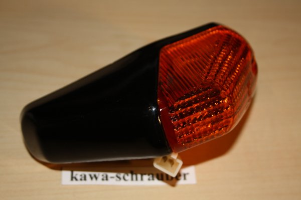 Verkleidungsblinker Blinker Kawasaki GPX750R schwarz vorne rechts