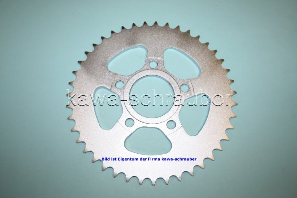 Kettenblatt / Ritzel hinten 43 Zähne Honda NSR125 / R Typen JC20 JC22 (geänderte Übersetzung)