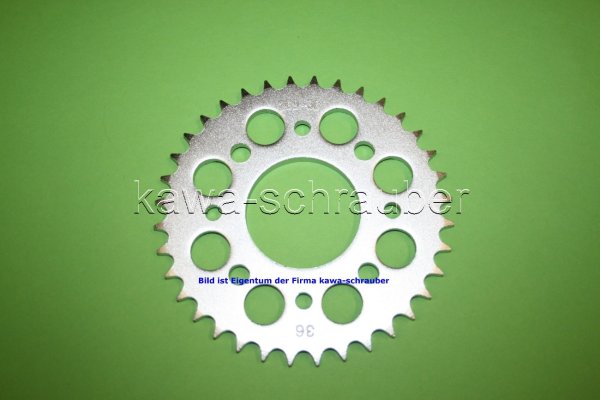 Kettenblatt / Ritzel hinten 36 Zähne Honda CM185 (geänderte Übersetzung)