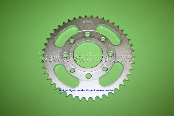 Kettenblatt / Ritzel hinten 45 Zähne Honda CM185 (geänderte Übersetzung)