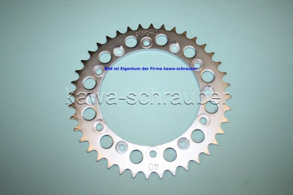 Kettenblatt / Ritzel hinten 40 Zähne Honda XR500R (geänderte Übersetzung)