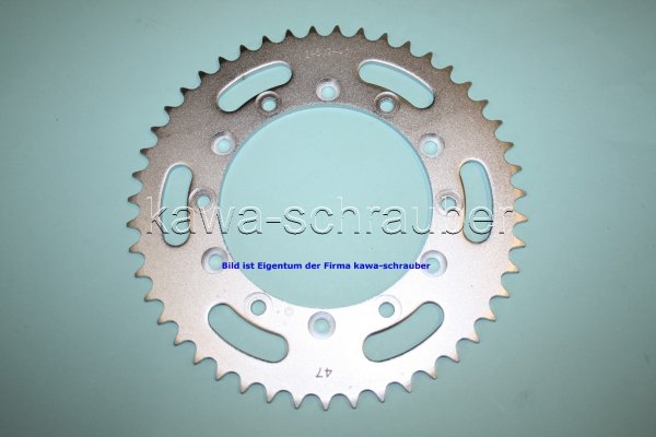 Kettenblatt / Ritzel hinten 47 Zähne Honda XR500R (geänderte Übersetzung)