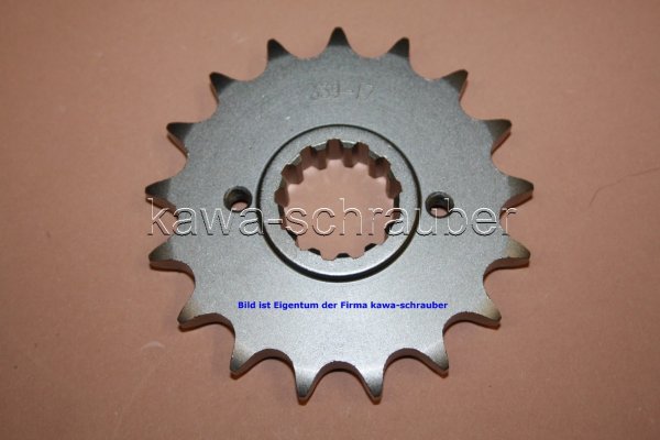Ritzel vorne 17 Zähne Honda CB1300 Typen SC38 SC40 SC54 (geänderte Übersetzung)
