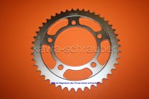 Kettenblatt / Ritzel hinten 45 Zähne Honda XL1000 Varadero Typen SD01E SD02 (geänderte Übersetzung)