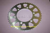 Kettenblatt / Ritzel hinten Aluminium 52 Zähne Husaberg FE400 Bj. 2000-2001 (geänderte Übersetzung)