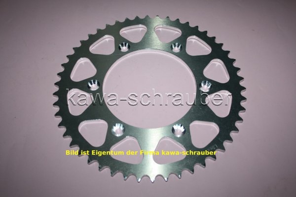 Kettenblatt / Ritzel hinten Aluminium 50 Zähne Husaberg FE570 ab Bj. 2009 (geänderte Übersetzung)