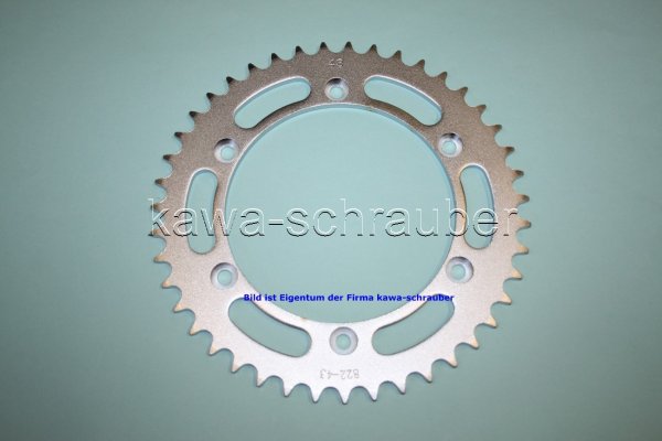 Kettenblatt / Ritzel hinten 43 Zähne Husqvarna 610SM / E / S (geänderte Übersetzung)