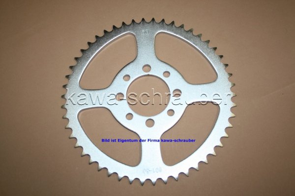 Kettenblatt / Ritzel hinten 50 Zähne Kawasaki KLX110 (geänderte Übersetzung)