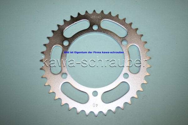 Kettenblatt / Ritzel hinten 38 Zähne Kawasaki EL252 Eliminator Typ EL250F (geänderte Übersetzung)