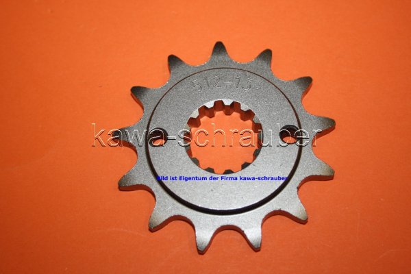 Ritzel vorne 13 Zähne Kawasaki EL250 Eliminator Typen EL250B / EL250E (geänderte Übersetzung)