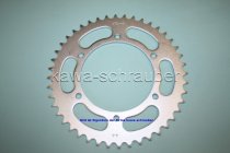 Kettenblatt / Ritzel hinten 44 Zähne Kawasaki KLR250 Typ KL250D (Standard Übersetzung Bj. 1984-1989)