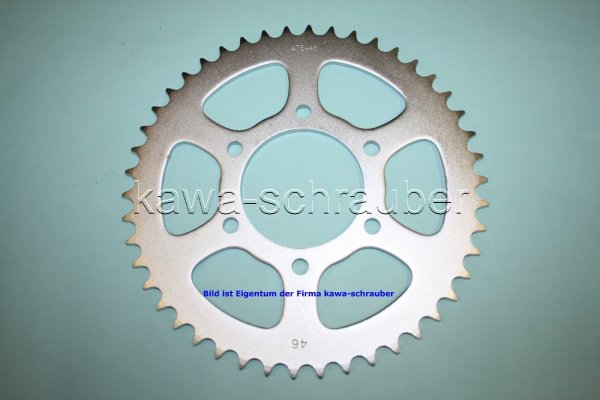 Kettenblatt / Ritzel hinten 46 Zähne Kawasaki 650 Versys (Standard Übersetzung)