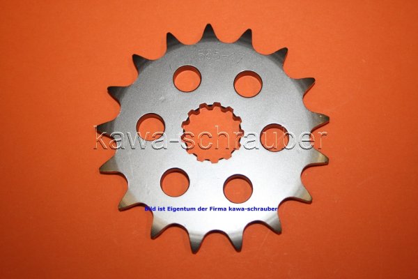 Ritzel vorne 17 Zähne Kawasaki 650 ER-6F ER6F (geänderte Übersetzung)