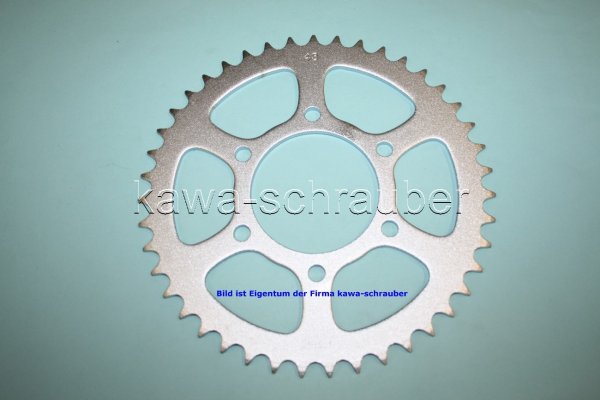 Kettenblatt / Ritzel hinten 43 Zähne Kawasaki 650 ER-6F ER6F (geänderte Übersetzung)