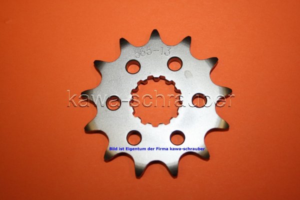 Ritzel vorne 13 Zähne Kawasaki 650 ER-6N ER6N (geänderte Übersetzung)