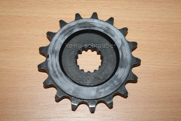Ritzel vorne gummiert (Esjot) 17 Zähne Kawasaki GPX750R Typ ZX750F (geänderte Übersetzung)
