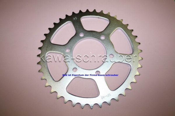 Kettenblatt / Ritzel hinten 40 Zähne Kawasaki Z750 KZ750 alte Version 4-Zyl. (geänderte Übersetzung)