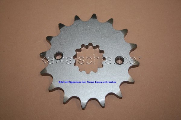 Ritzel vorne 16 Zähne Kawasaki GPZ900R Typ ZX900A (geänderte Übersetzung)