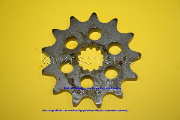 Ritzel vorne 13 Zähne Kawasaki Z900 Z1B Bj. 1975 (geänderte Übersetzung)