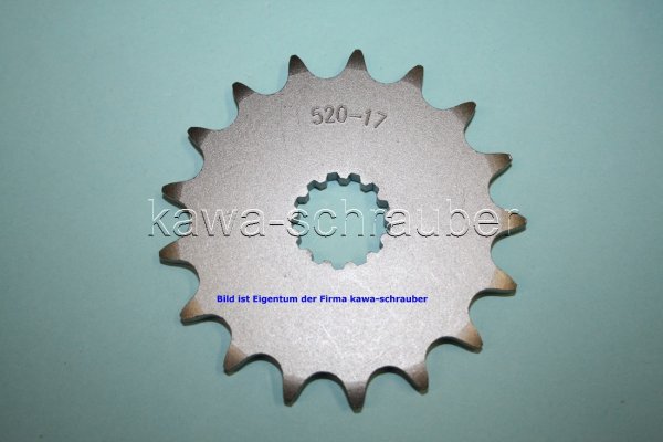 Ritzel vorne 17 Zähne 525 Kawasaki KLV1000 (Standard Übersetzung)