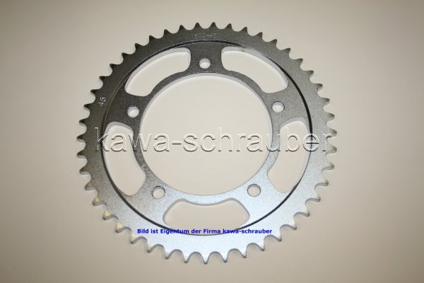Kettenblatt / Ritzel hinten 45 Zähne 530 Kawasaki KLV1000 (geänderte Übersetzung)