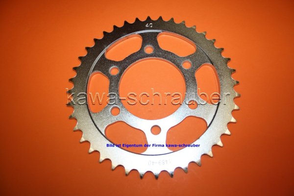 Kettenblatt / Ritzel hinten 40 Zähne Kawasaki ZX-10R ZX10R Ninja