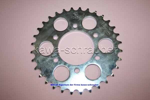 Kettenblatt / Ritzel hinten 32 Zähne Kawasaki GPZ1100 Z1100GP Typ KZT10B (geänderte Übersetzung)