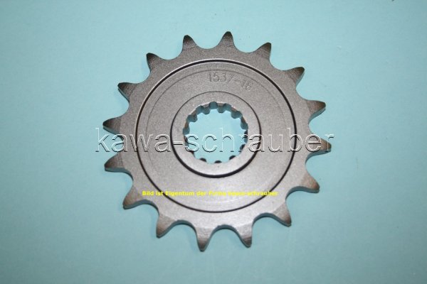 Ritzel vorne 16 Zähne Kawasaki ZZR1400 (geänderte Übersetzung)