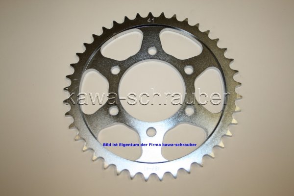 Kettenblatt / Ritzel hinten 41 Zähne Kawasaki ZRX1200 (geänderte Übersetzung)
