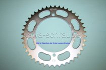 Kettenblatt / Ritzel hinten 43 Zähne MZ MuZ 660 Baghira (geänderte Übersetzung)