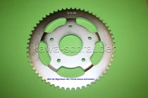 Kettenblatt / Ritzel hinten 58 Zähne Sachs XTV 125 (geänderte Übersetzung)