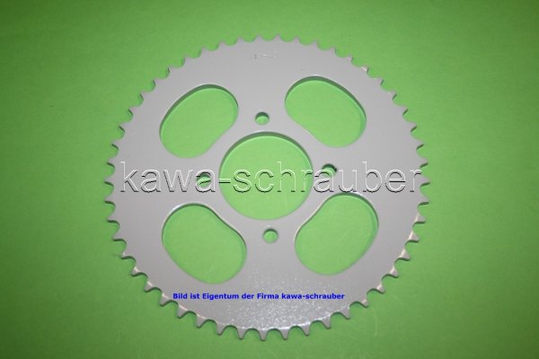 Kettenblatt / Ritzel hinten 49 Zähne Suzuki GN 125 E (geänderte Übersetzung)