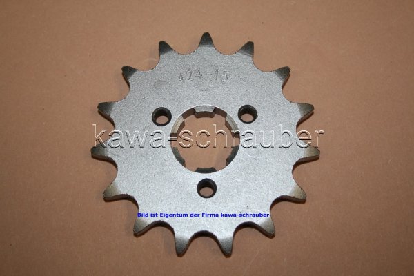 Ritzel vorne 15 Zähne Suzuki GT 380 Typ GT380 (geänderte Übersetzung)