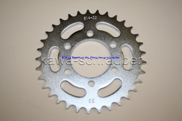 Kettenblatt / Ritzel hinten 33 Zähne Suzuki GS 400 Typ GS400 (geänderte Übersetzung)