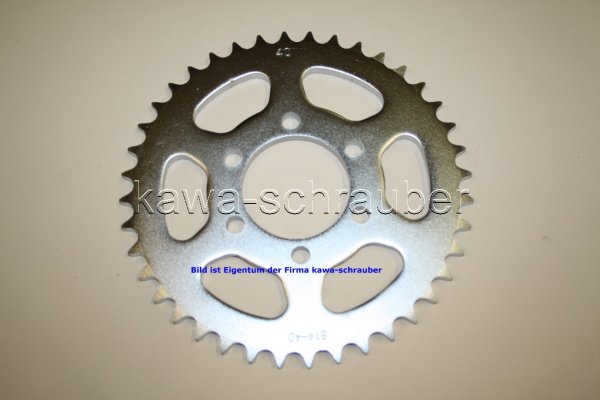 Kettenblatt / Ritzel hinten 40 Zähne Suzuki GS 400 Typ GS400 (geänderte Übersetzung)