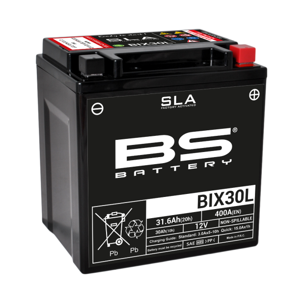 BS SLA Batterie BIX30L wartungsfrei SS (super sealed)