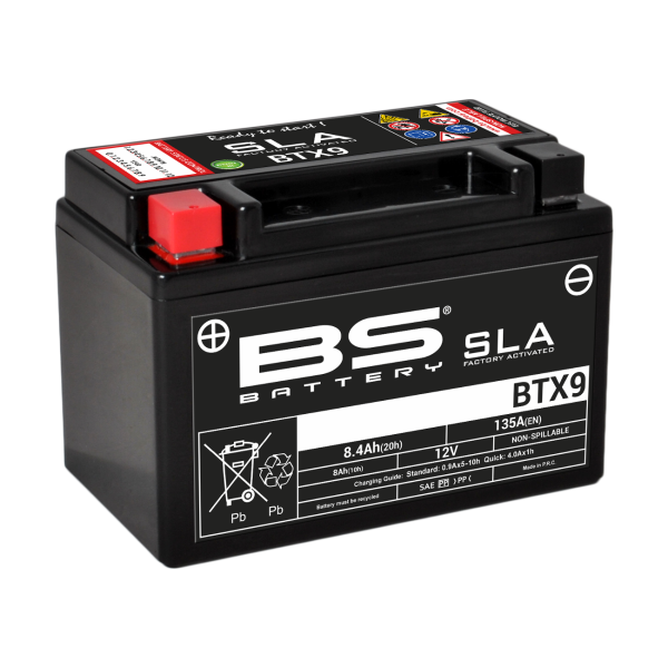BS SLA Batterie BTX9 wartungsfrei SS (super sealed)