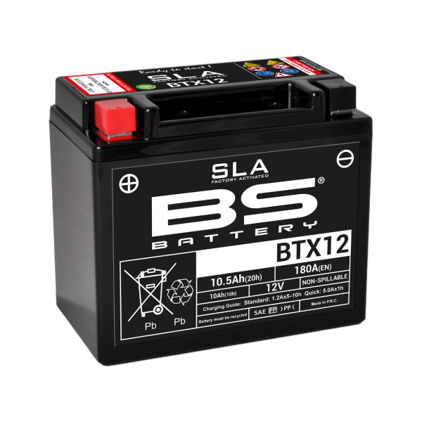 BS SLA Batterie BTX12 wartungsfrei SS (super sealed)