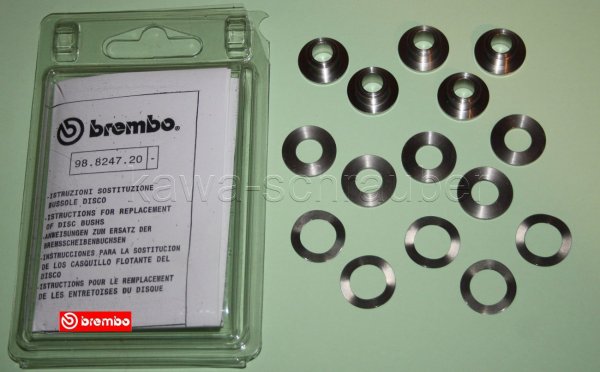 BREMBO Floater Set (5-fach) für 5mm BMW Bremsscheiben K1600 R1200GS S1000