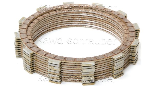 9+1 Reiblamellen Kupplung 129/152/166/3,0