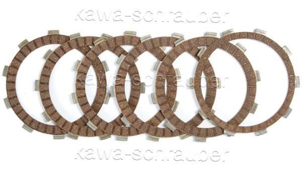 Reiblamellen Kupplung Honda MTX200RW Typ MD07 nur Bj. 1983-1984 (6 Lamellen)