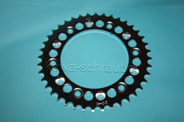 Kettenblatt / Ritzel hinten 153mm Lochkreis 6-Loch Nabe 125mm 520 40 Zähne