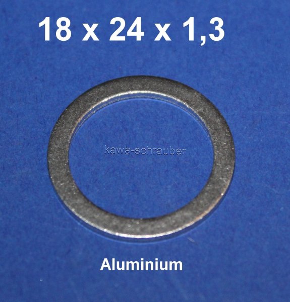 Dichtring Dichtung Aluminium Dresselhaus DIN7603 18x24